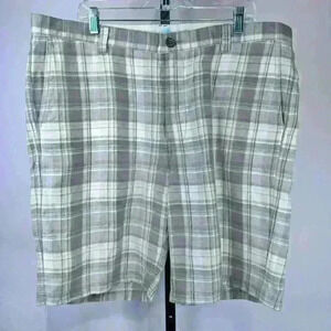 Tommy Bahama Men's 50% Linen Plaid Walking Shorts Size 40